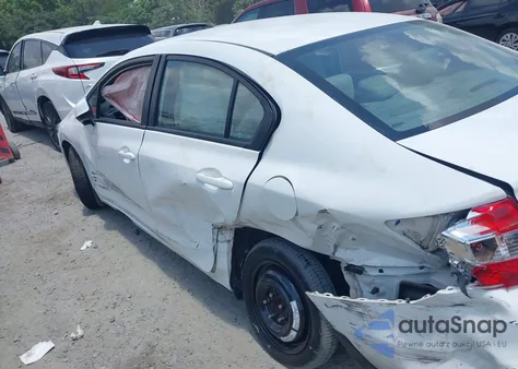 2012 Honda Civic Lx из США, поврежденный, VIN 2HGFB2F58CH008674